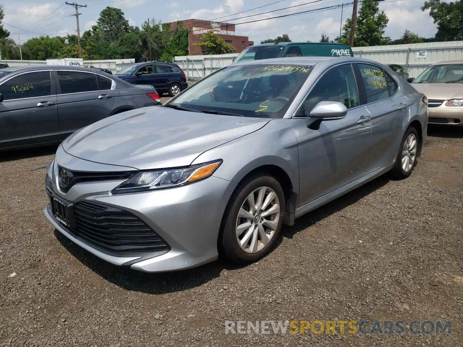 2 Photograph of a damaged car 4T1B11HK4KU844423 TOYOTA CAMRY 2019