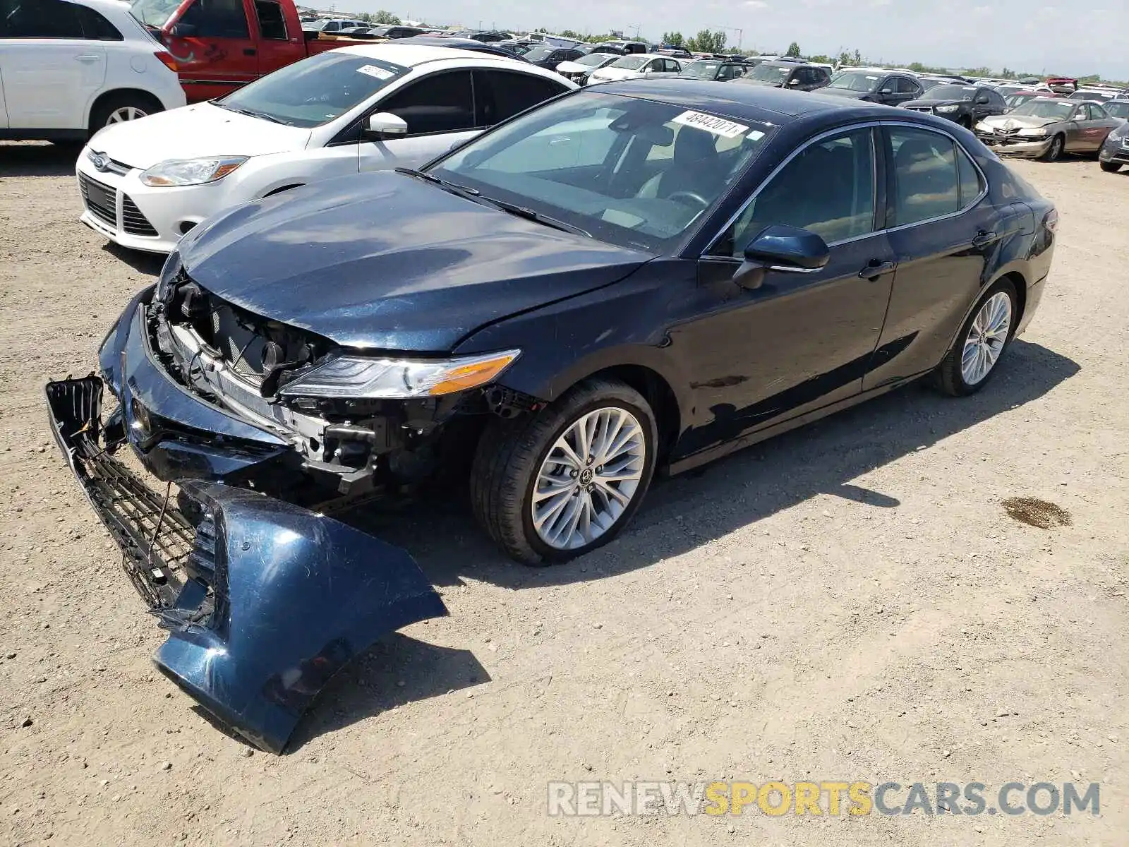 2 Photograph of a damaged car 4T1B11HK4KU844633 TOYOTA CAMRY 2019