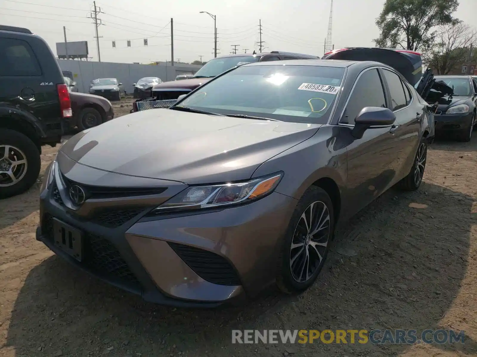 2 Photograph of a damaged car 4T1B11HK4KU845832 TOYOTA CAMRY 2019