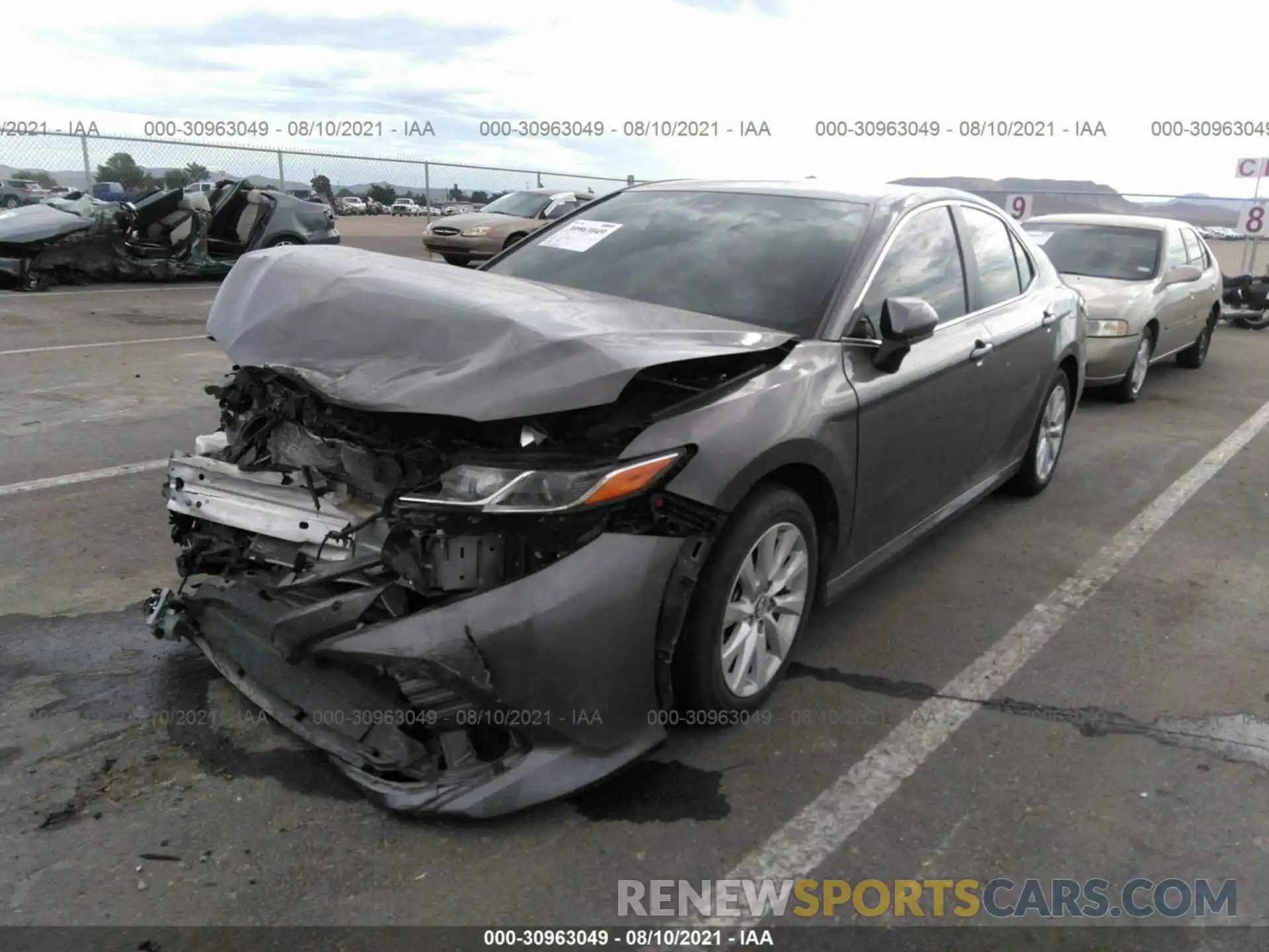 2 Photograph of a damaged car 4T1B11HK4KU846138 TOYOTA CAMRY 2019