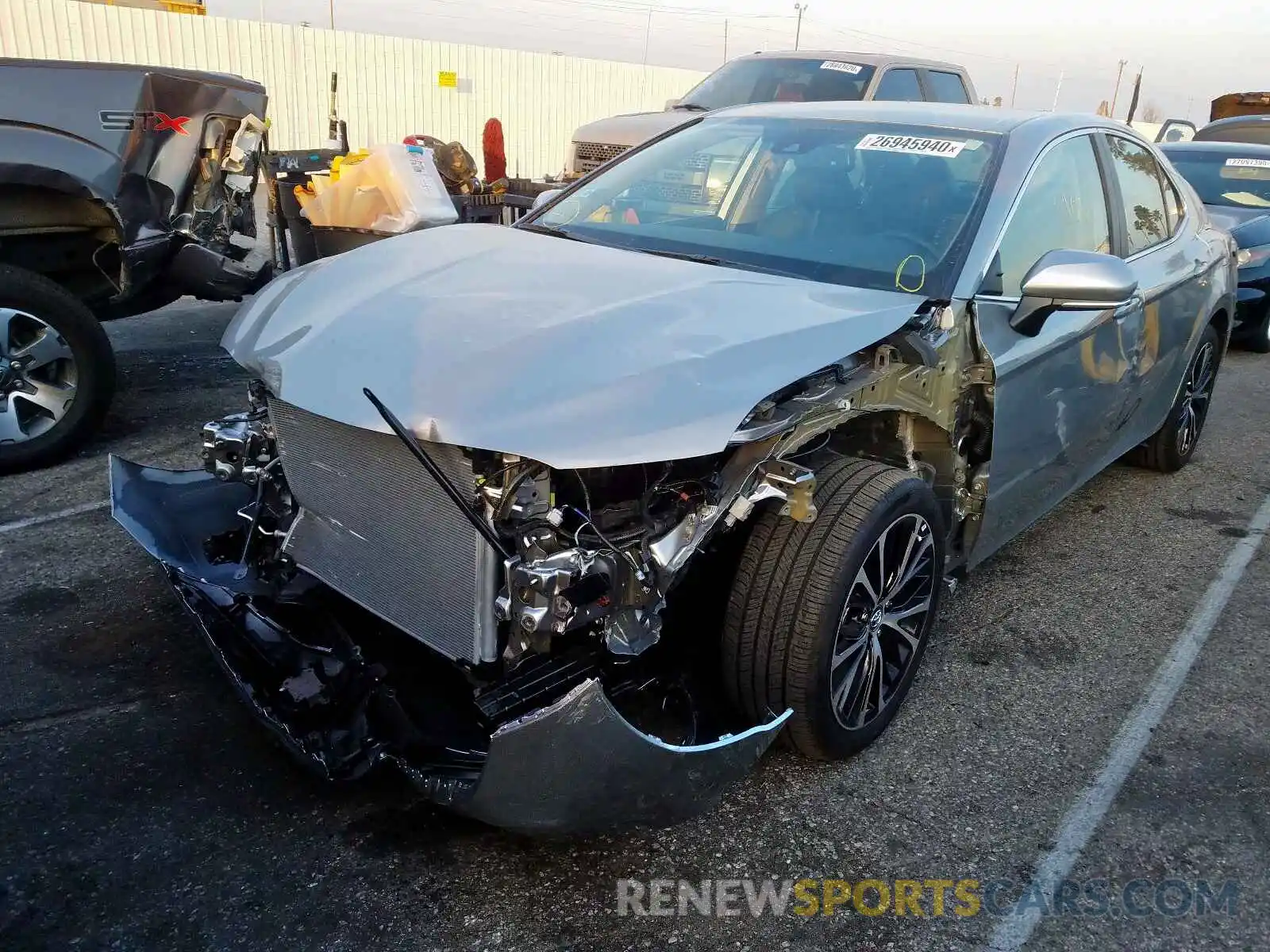 2 Photograph of a damaged car 4T1B11HK4KU847497 TOYOTA CAMRY 2019