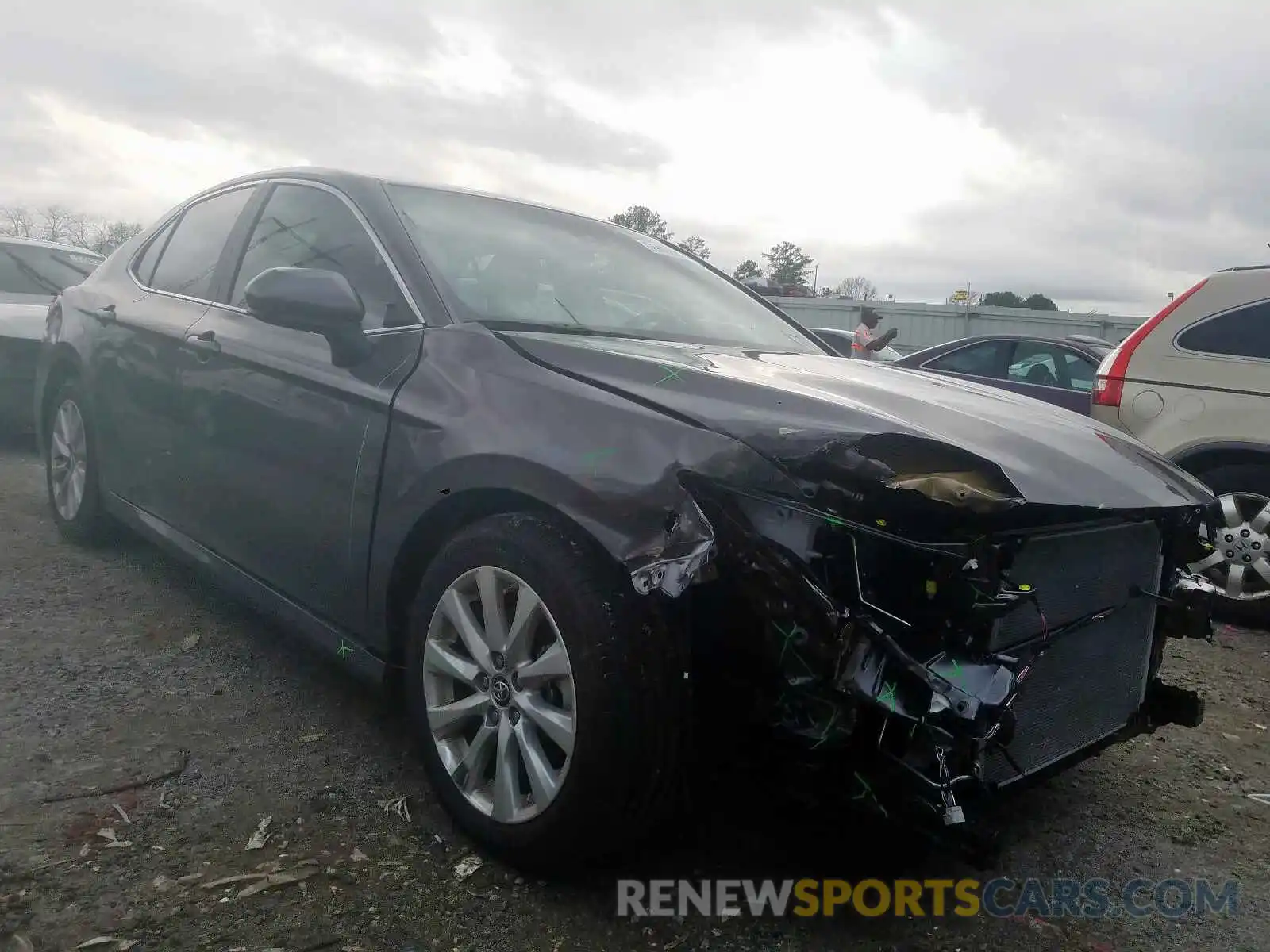 1 Photograph of a damaged car 4T1B11HK4KU850254 TOYOTA CAMRY 2019