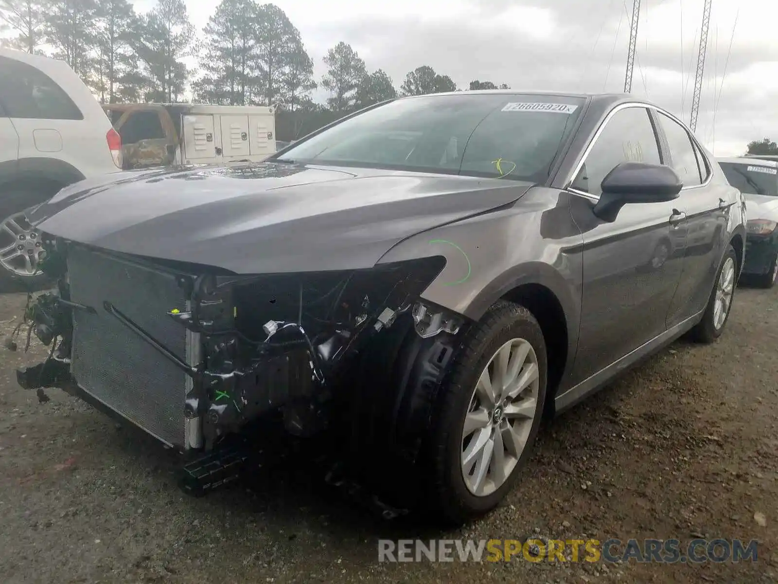 2 Photograph of a damaged car 4T1B11HK4KU850254 TOYOTA CAMRY 2019