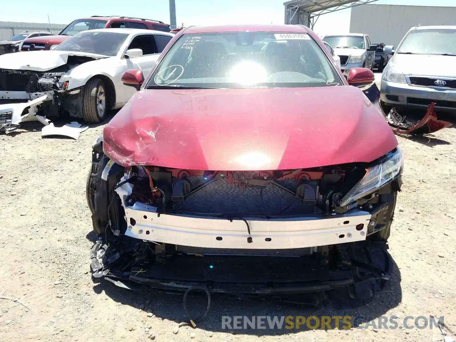 9 Photograph of a damaged car 4T1B11HK4KU850688 TOYOTA CAMRY 2019