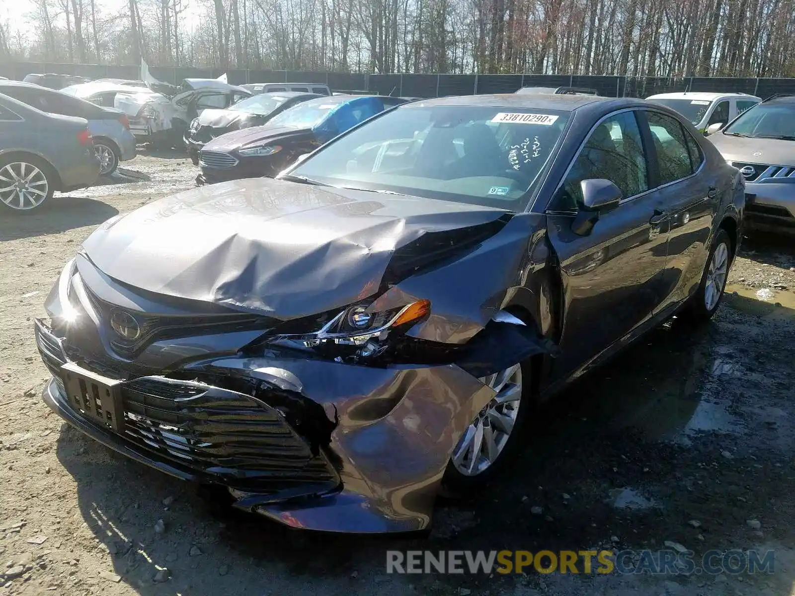 2 Photograph of a damaged car 4T1B11HK4KU855079 TOYOTA CAMRY 2019