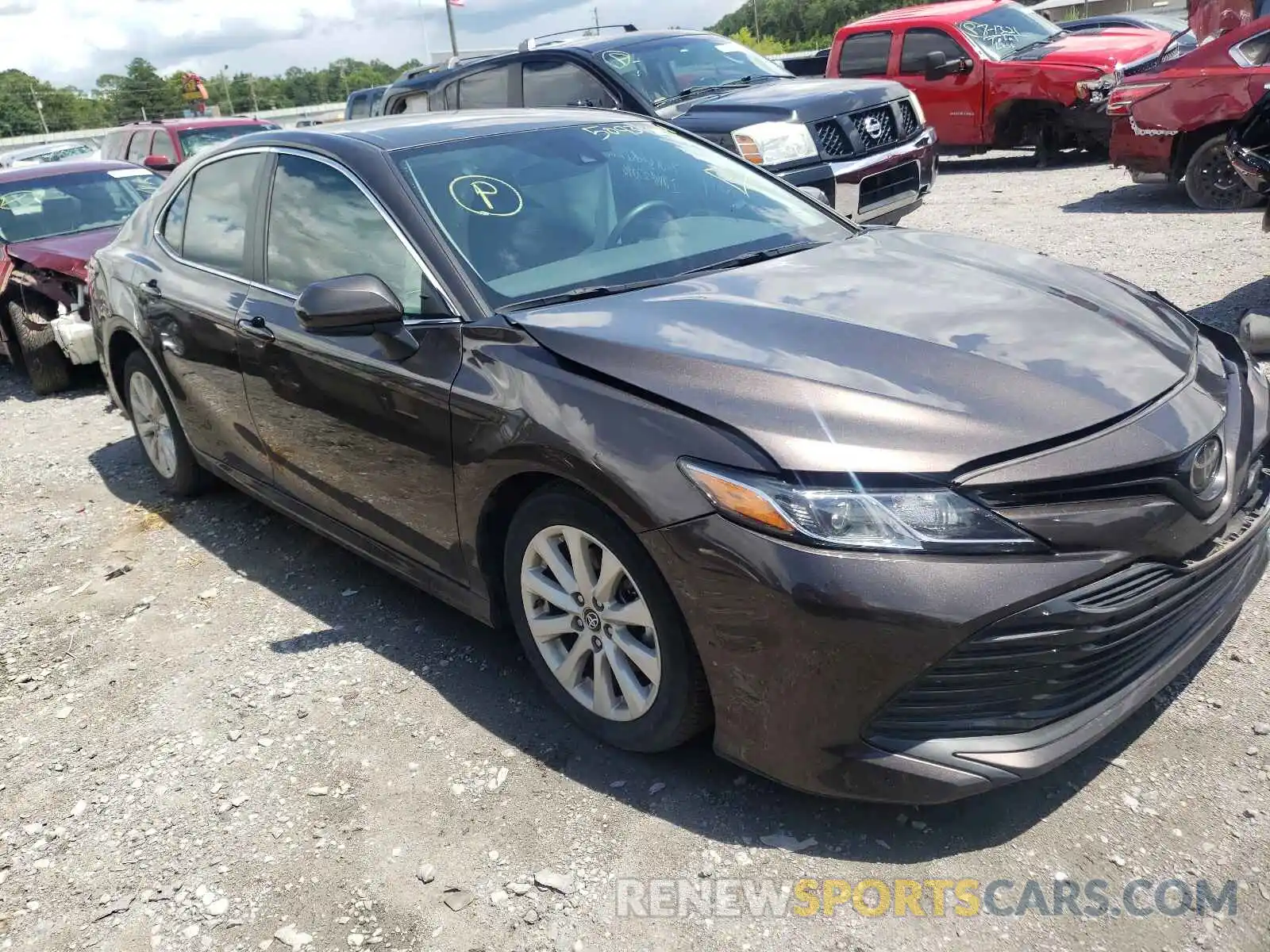 1 Photograph of a damaged car 4T1B11HK4KU855311 TOYOTA CAMRY 2019