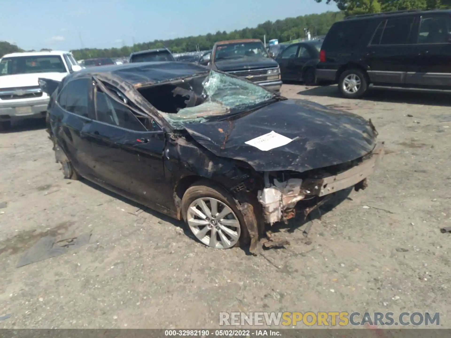 1 Photograph of a damaged car 4T1B11HK4KU856863 TOYOTA CAMRY 2019