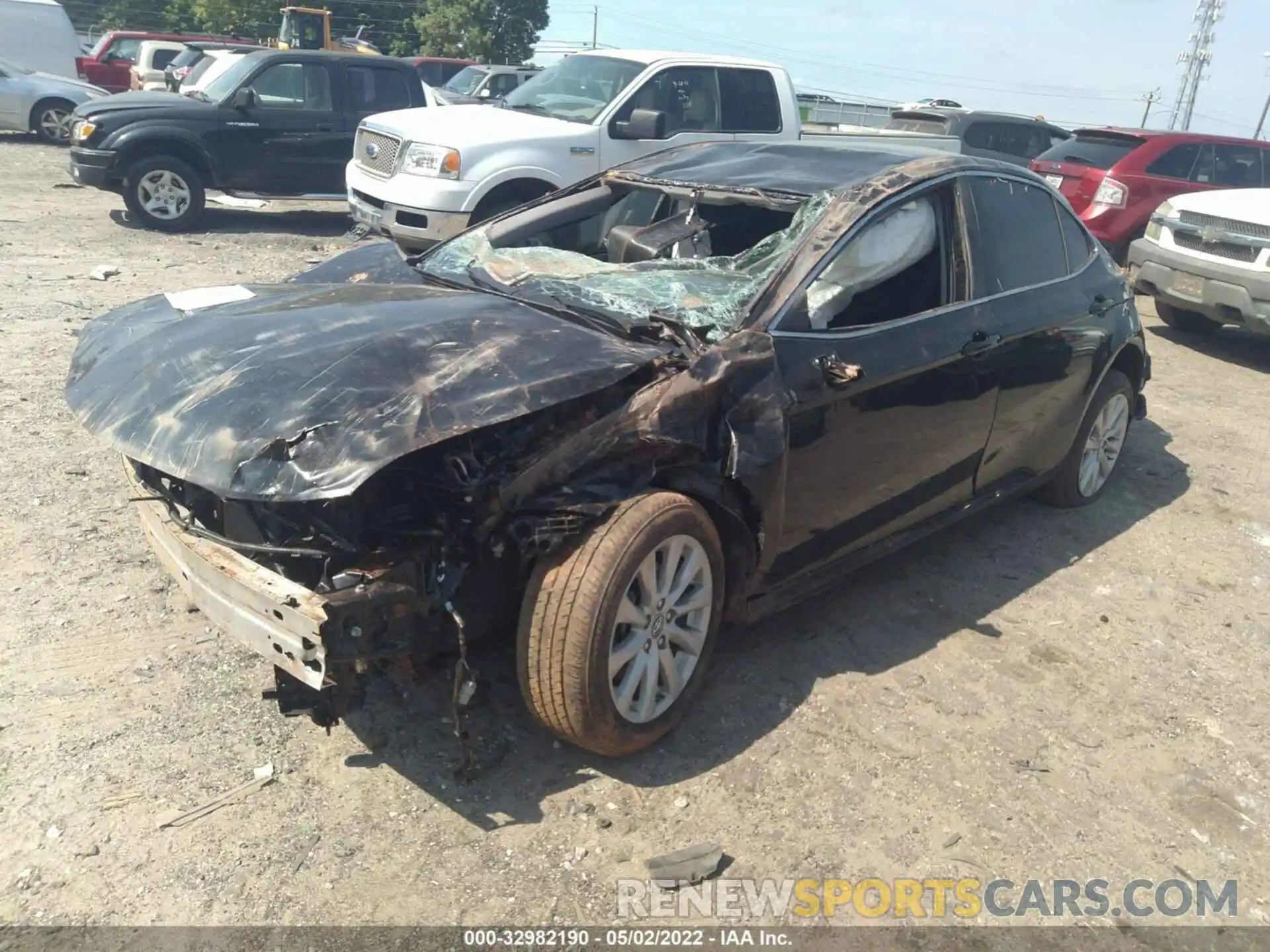 2 Photograph of a damaged car 4T1B11HK4KU856863 TOYOTA CAMRY 2019