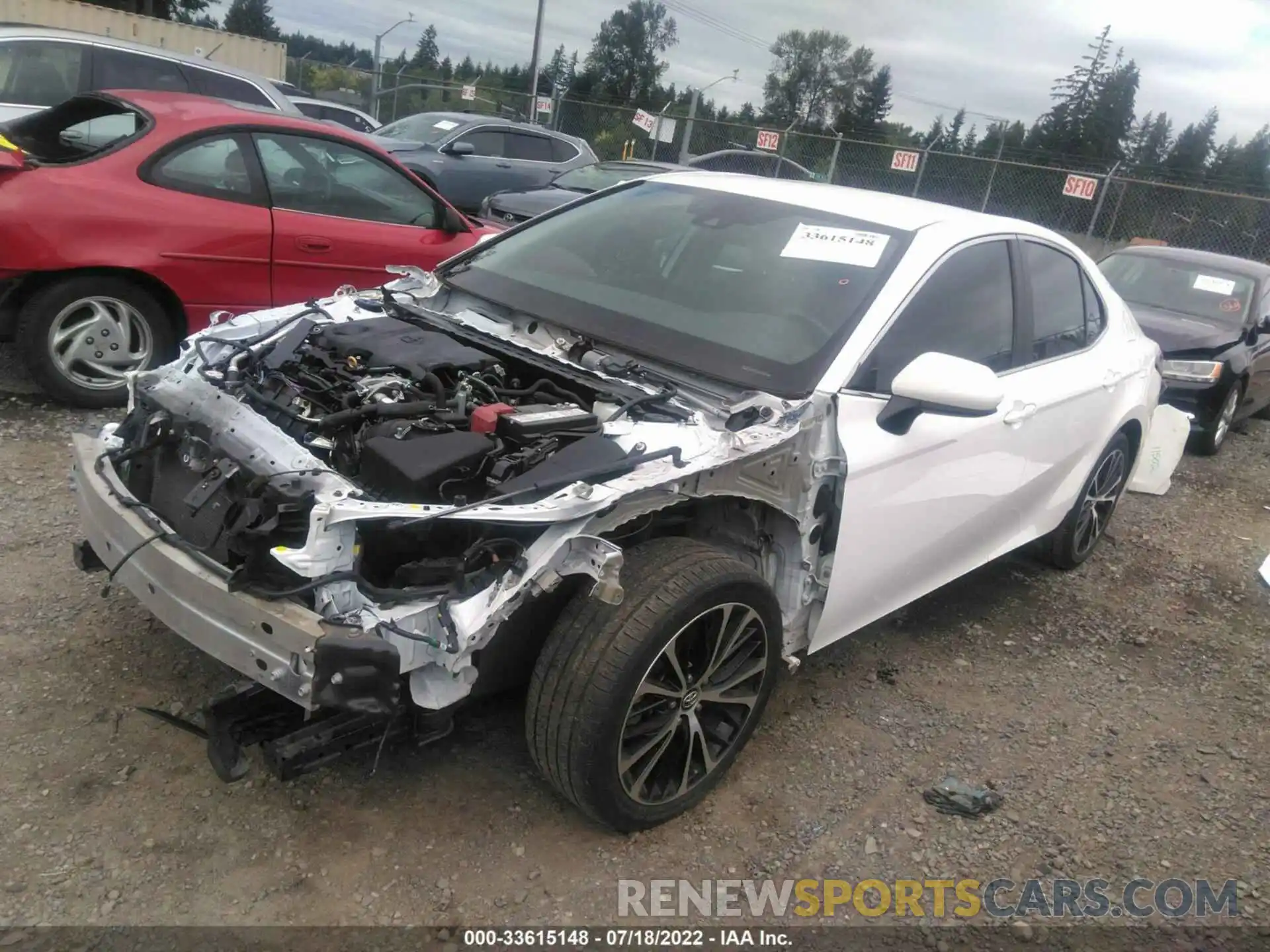 2 Photograph of a damaged car 4T1B11HK5KU160884 TOYOTA CAMRY 2019