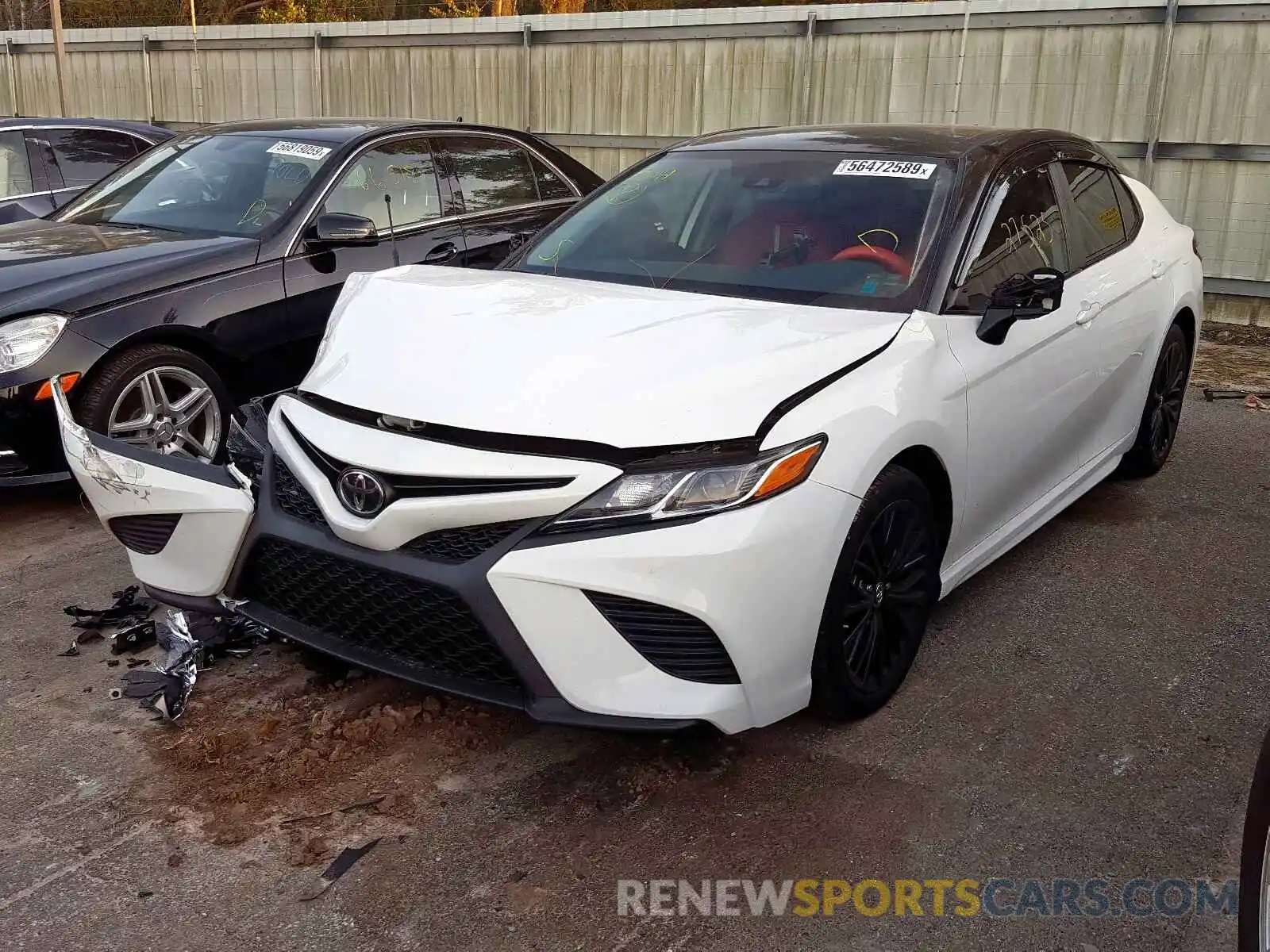 2 Photograph of a damaged car 4T1B11HK5KU163221 TOYOTA CAMRY 2019