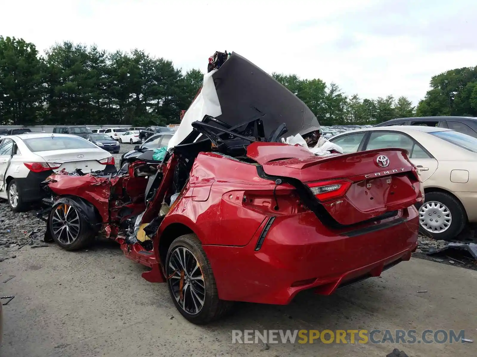 3 Photograph of a damaged car 4T1B11HK5KU164496 TOYOTA CAMRY 2019