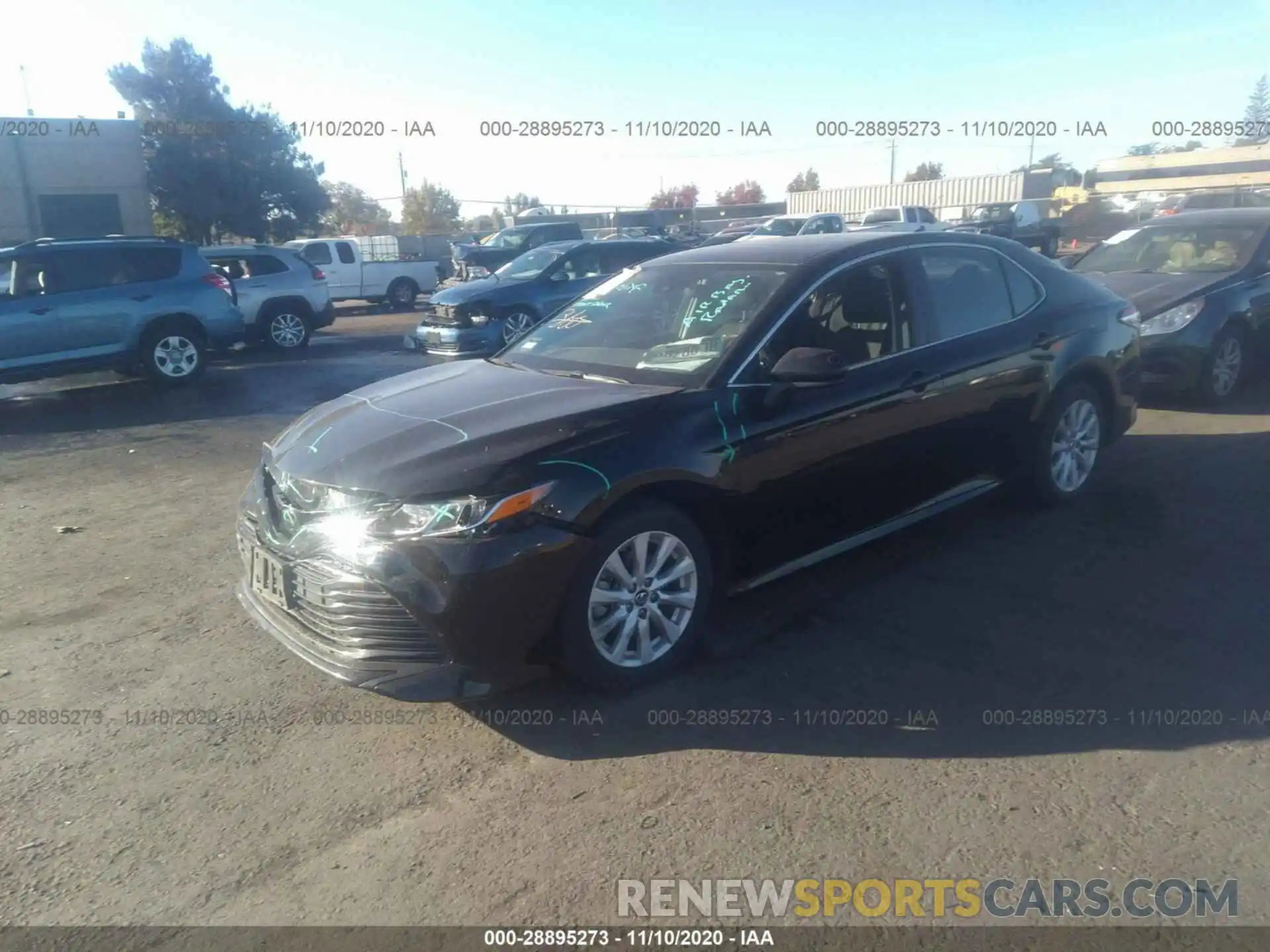 2 Photograph of a damaged car 4T1B11HK5KU167270 TOYOTA CAMRY 2019