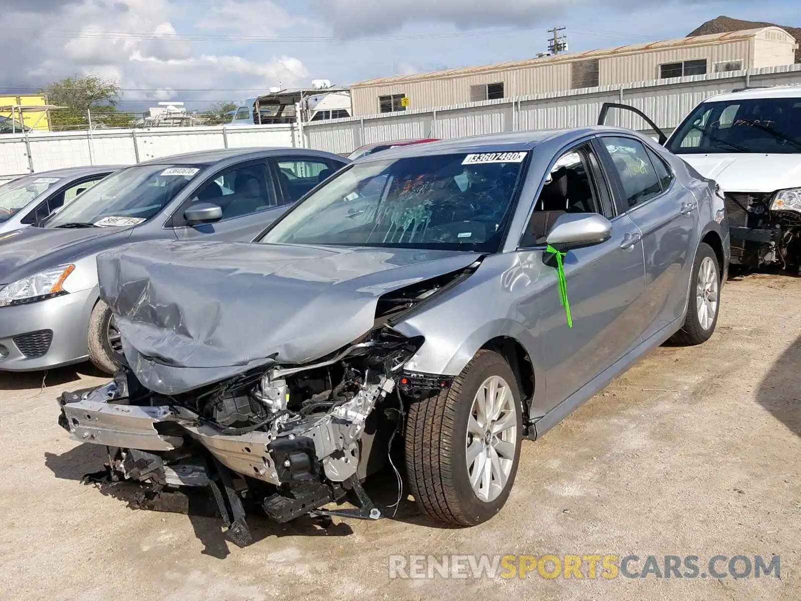 2 Photograph of a damaged car 4T1B11HK5KU175241 TOYOTA CAMRY 2019