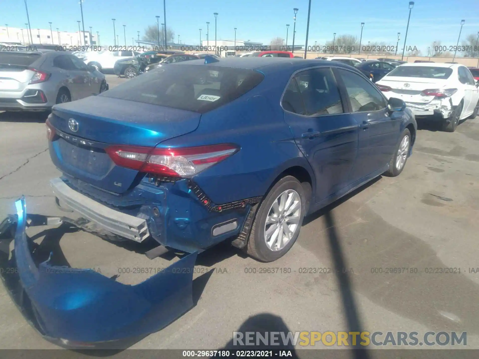 4 Photograph of a damaged car 4T1B11HK5KU176003 TOYOTA CAMRY 2019