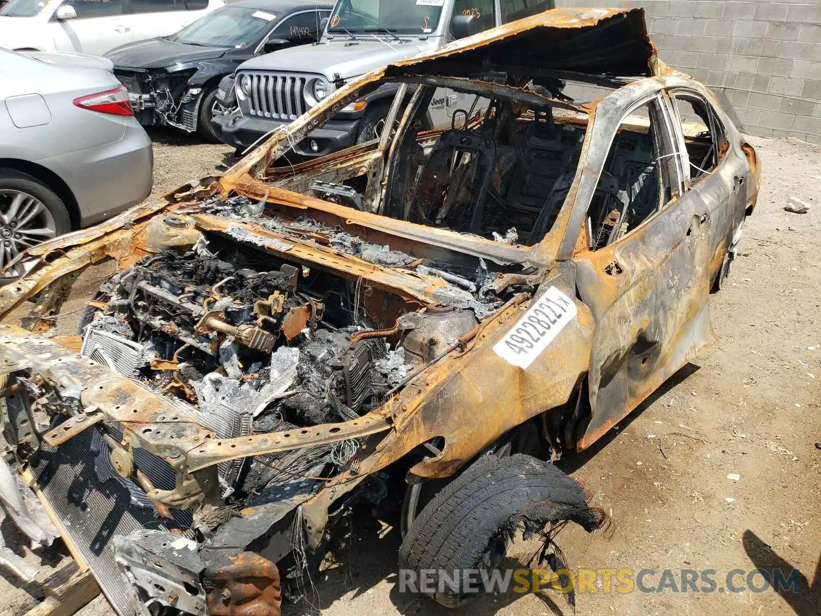 10 Photograph of a damaged car 4T1B11HK5KU177376 TOYOTA CAMRY 2019