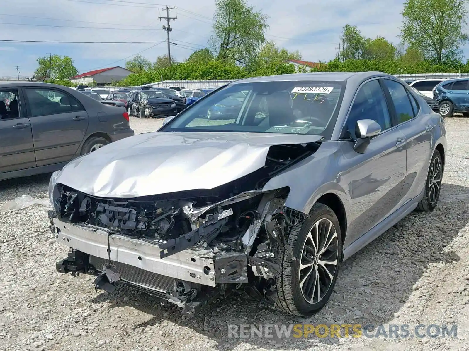 2 Photograph of a damaged car 4T1B11HK5KU178432 TOYOTA CAMRY 2019