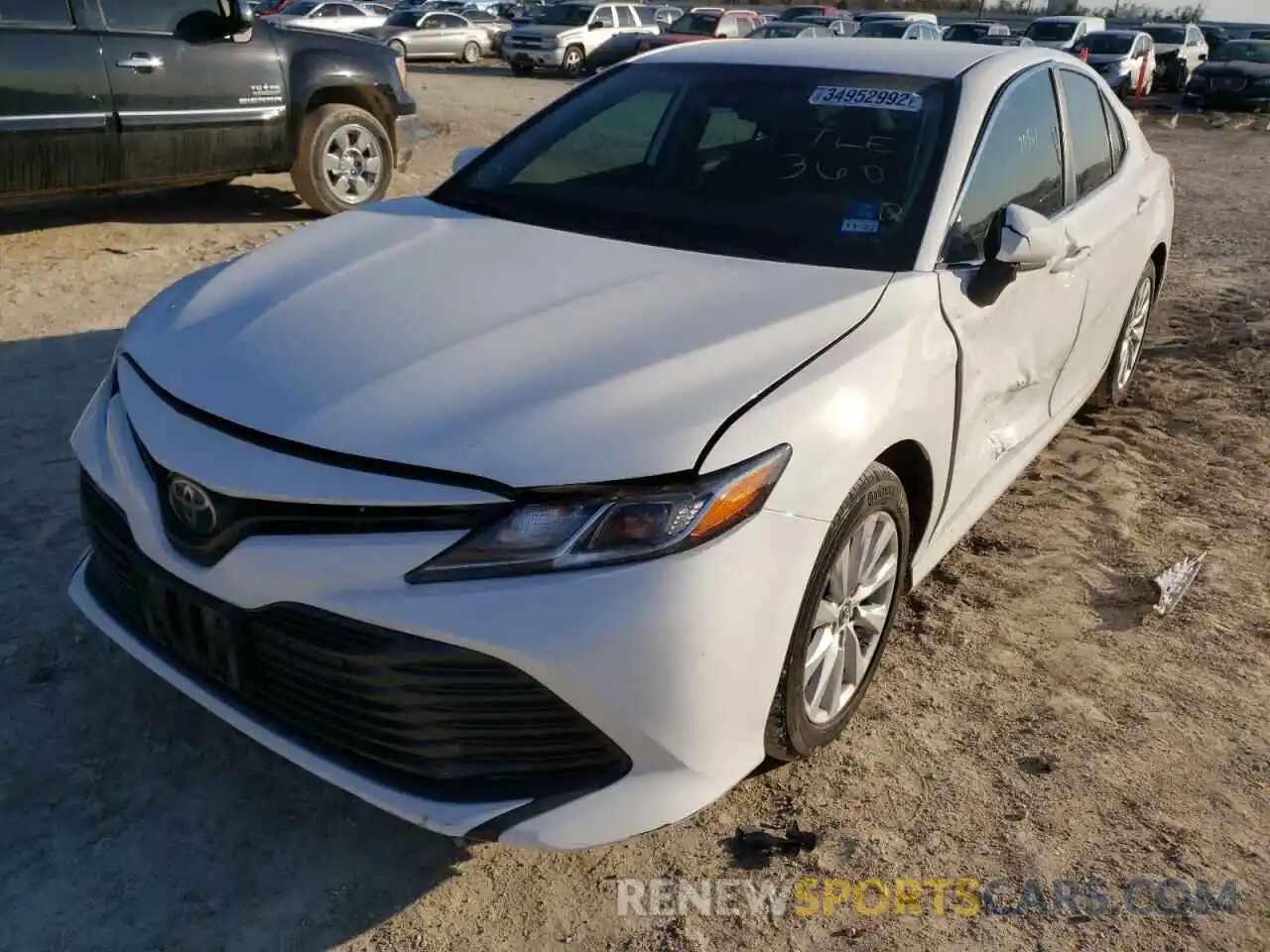 2 Photograph of a damaged car 4T1B11HK5KU180746 TOYOTA CAMRY 2019