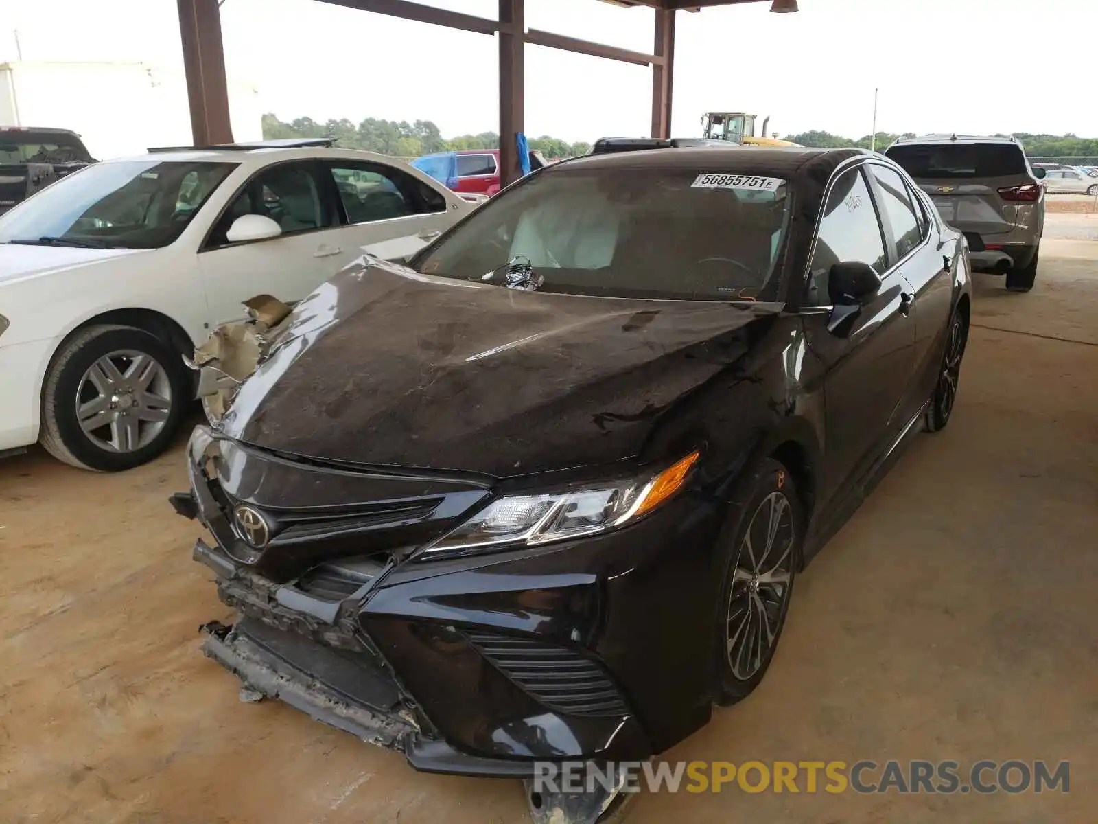 2 Photograph of a damaged car 4T1B11HK5KU181427 TOYOTA CAMRY 2019