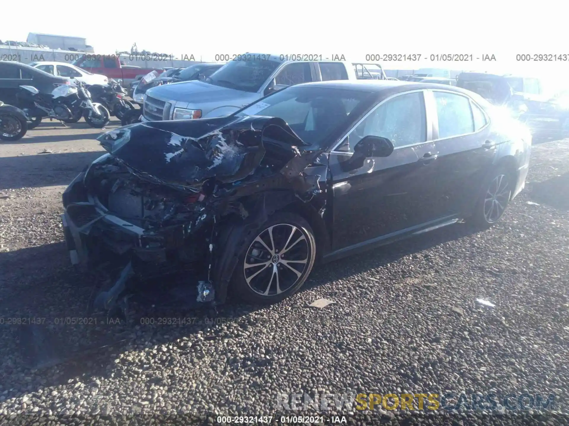 2 Photograph of a damaged car 4T1B11HK5KU181721 TOYOTA CAMRY 2019