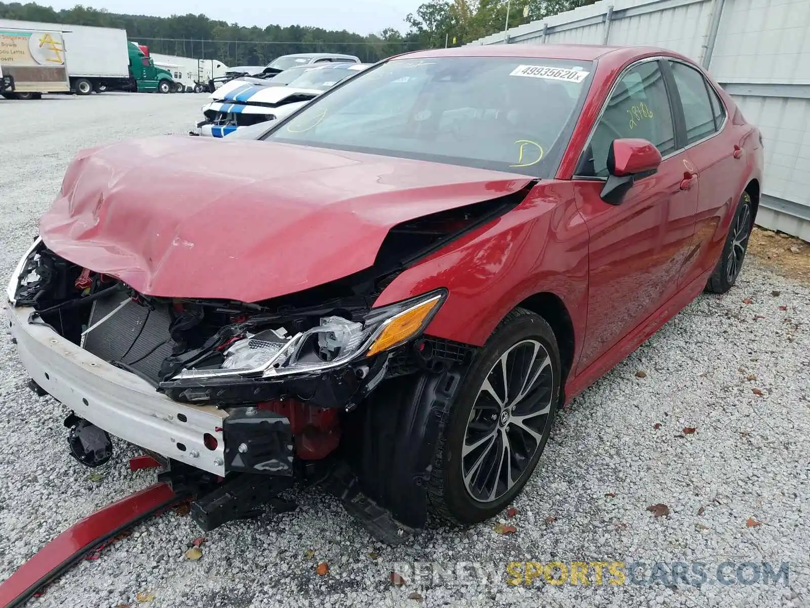 2 Photograph of a damaged car 4T1B11HK5KU183128 TOYOTA CAMRY 2019