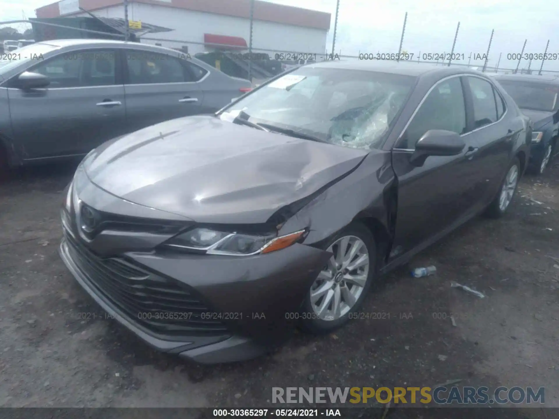 2 Photograph of a damaged car 4T1B11HK5KU184294 TOYOTA CAMRY 2019