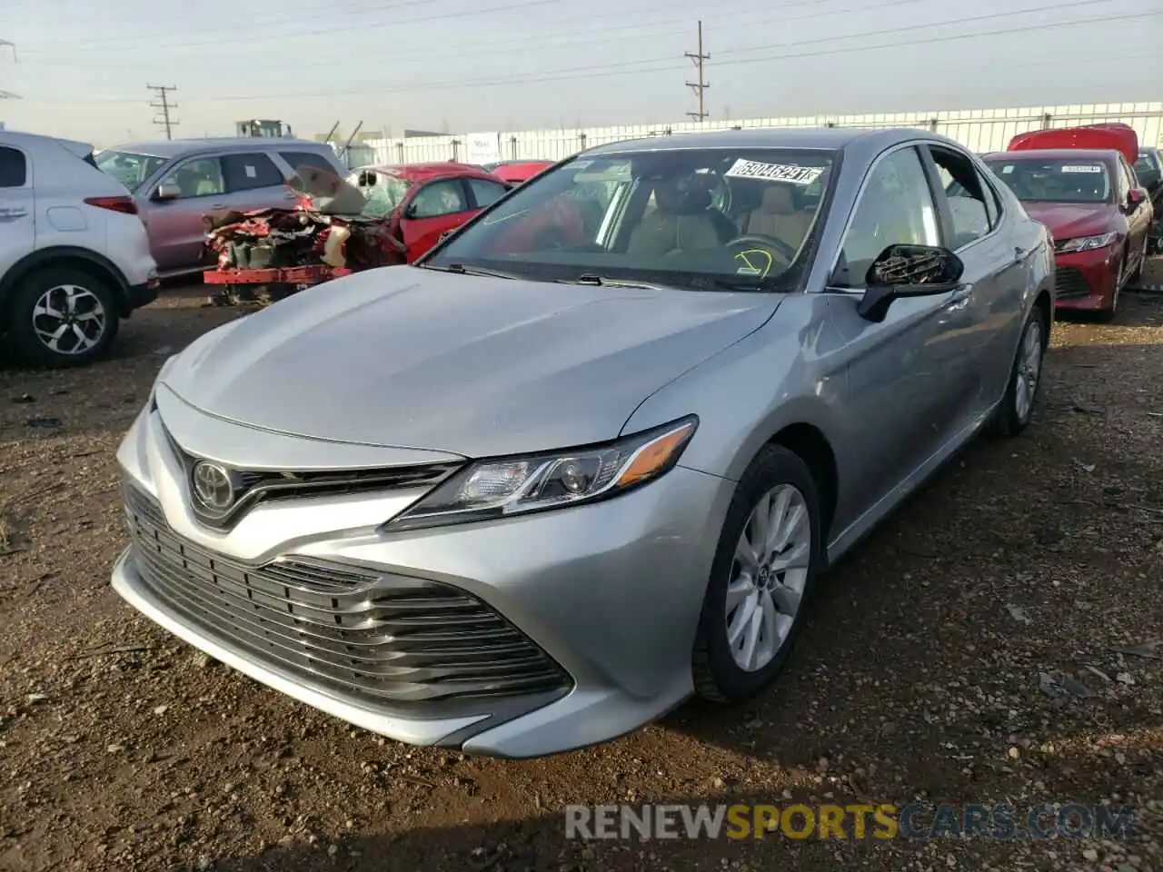 2 Photograph of a damaged car 4T1B11HK5KU184845 TOYOTA CAMRY 2019