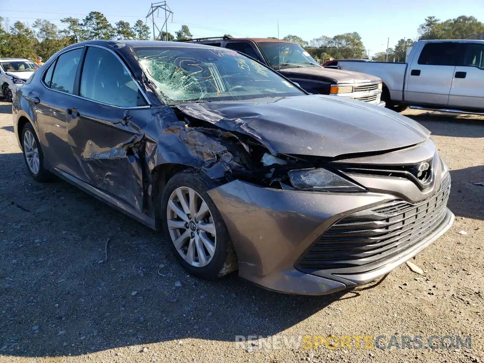 1 Photograph of a damaged car 4T1B11HK5KU185316 TOYOTA CAMRY 2019