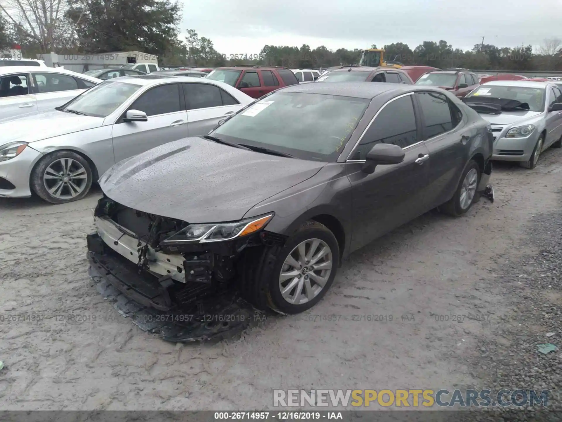 2 Photograph of a damaged car 4T1B11HK5KU187051 TOYOTA CAMRY 2019