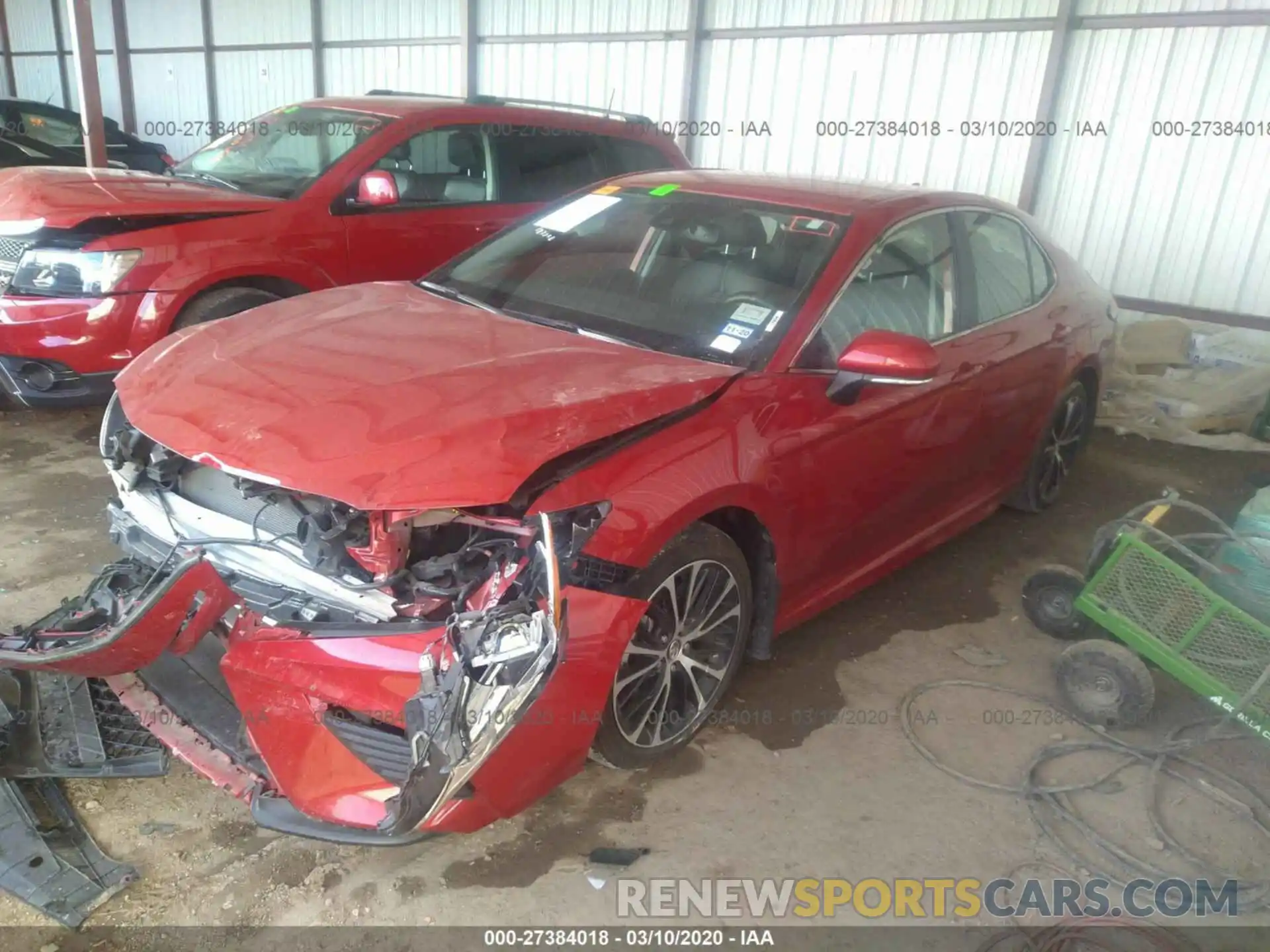 2 Photograph of a damaged car 4T1B11HK5KU187146 TOYOTA CAMRY 2019