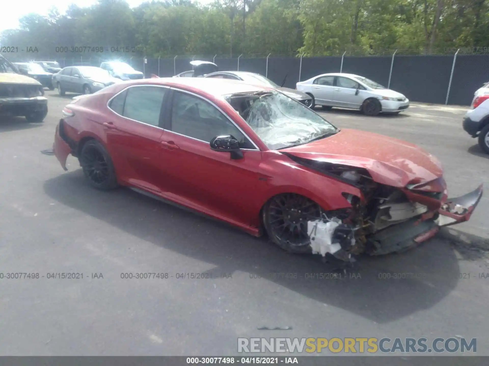 1 Photograph of a damaged car 4T1B11HK5KU187261 TOYOTA CAMRY 2019