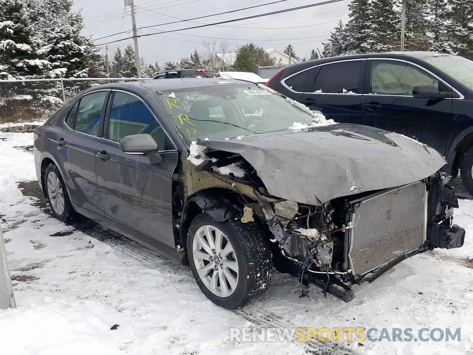 1 Photograph of a damaged car 4T1B11HK5KU187504 TOYOTA CAMRY 2019