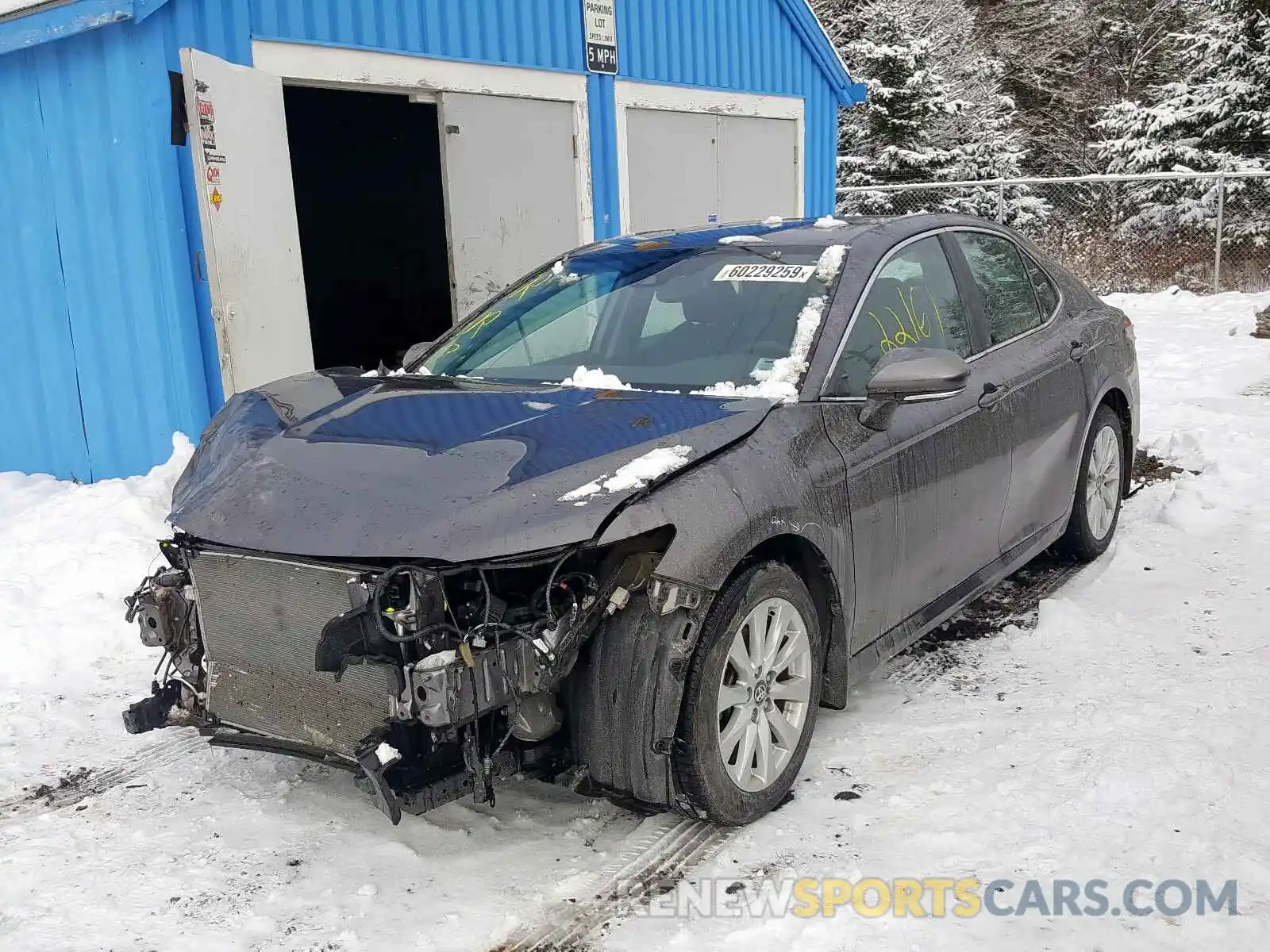 2 Photograph of a damaged car 4T1B11HK5KU187504 TOYOTA CAMRY 2019