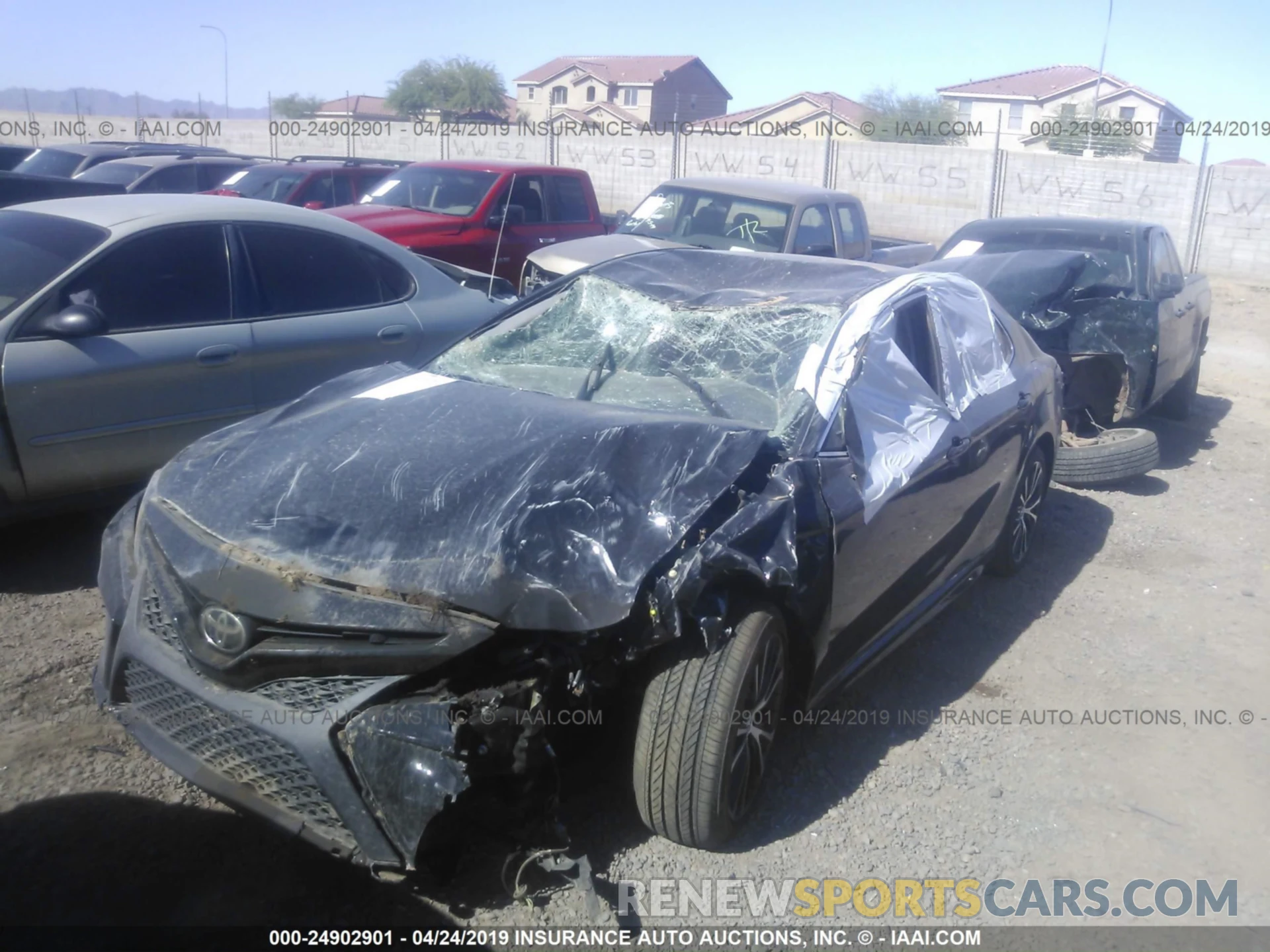 2 Photograph of a damaged car 4T1B11HK5KU188409 TOYOTA CAMRY 2019