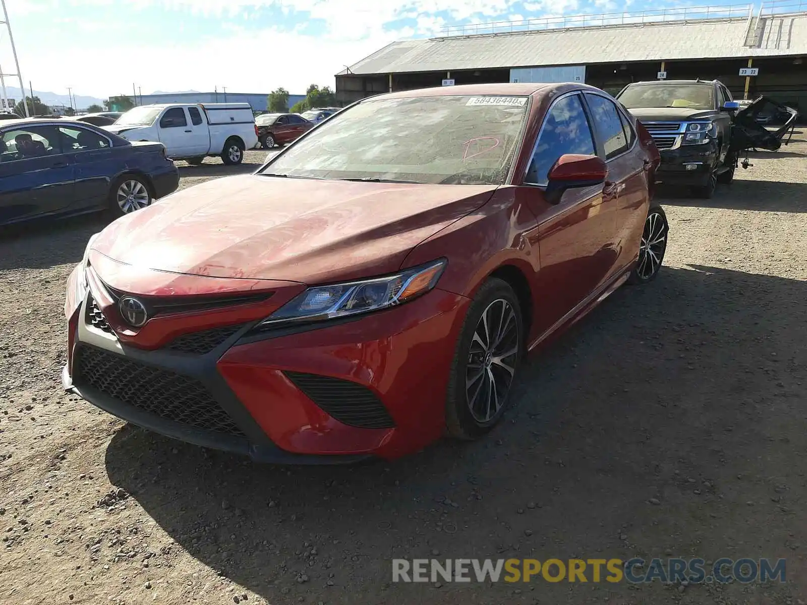 2 Photograph of a damaged car 4T1B11HK5KU188961 TOYOTA CAMRY 2019