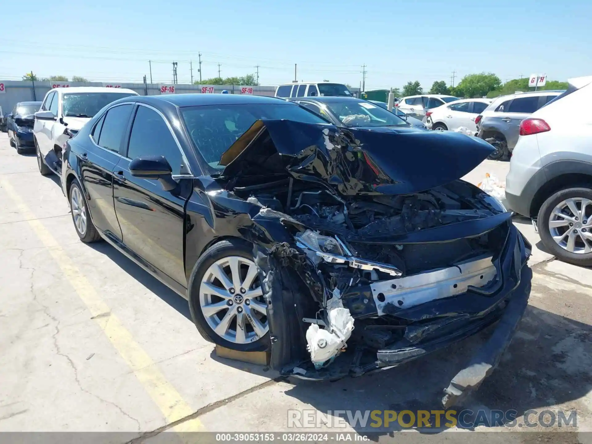 1 Photograph of a damaged car 4T1B11HK5KU189916 TOYOTA CAMRY 2019