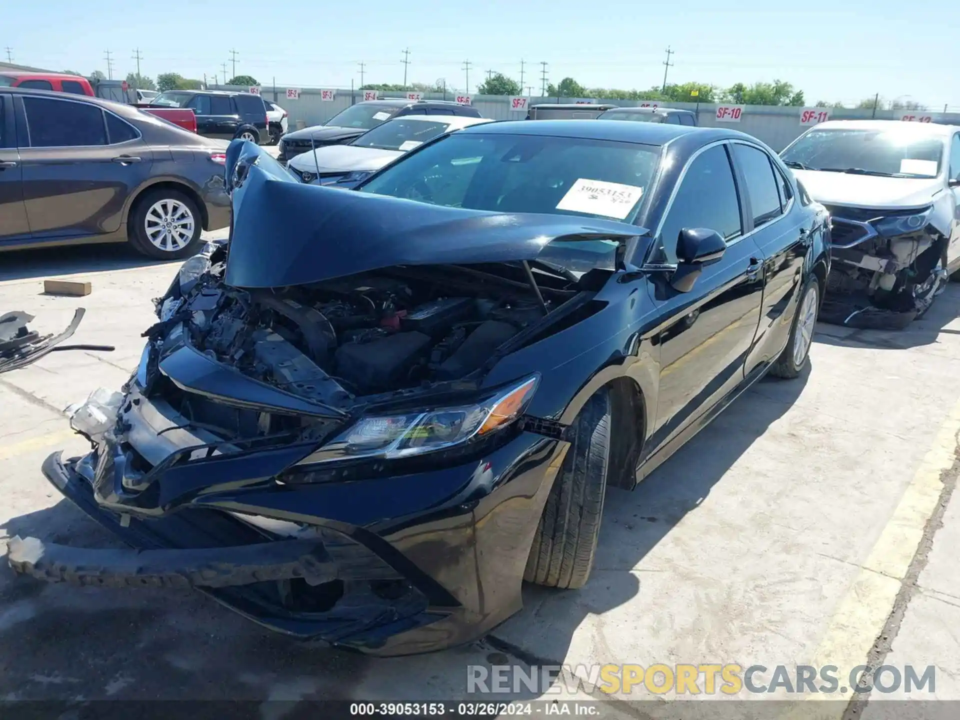 2 Photograph of a damaged car 4T1B11HK5KU189916 TOYOTA CAMRY 2019