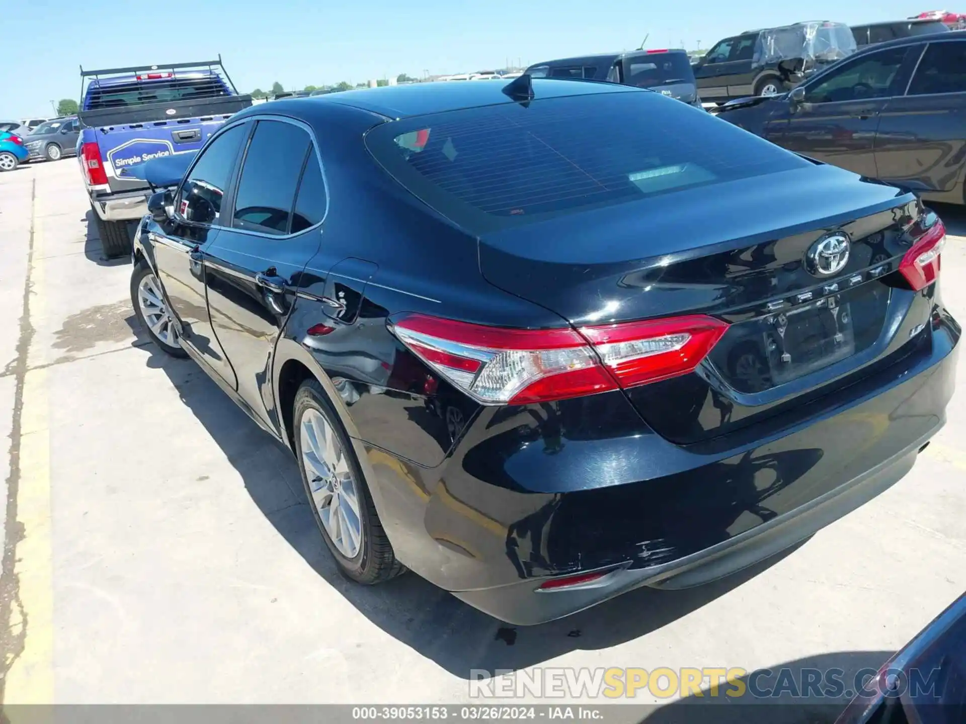 3 Photograph of a damaged car 4T1B11HK5KU189916 TOYOTA CAMRY 2019