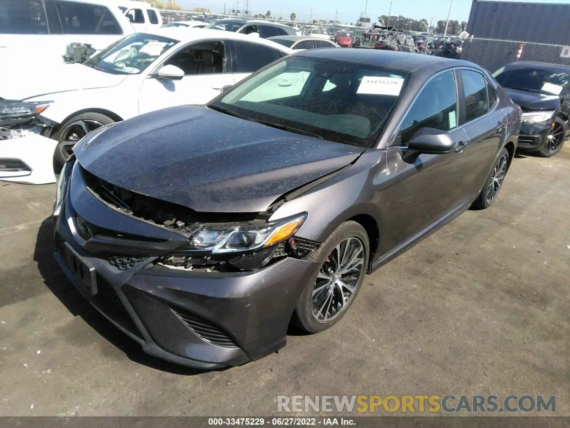 2 Photograph of a damaged car 4T1B11HK5KU192623 TOYOTA CAMRY 2019