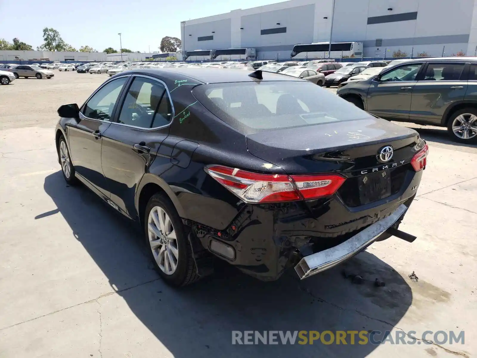 3 Photograph of a damaged car 4T1B11HK5KU195229 TOYOTA CAMRY 2019