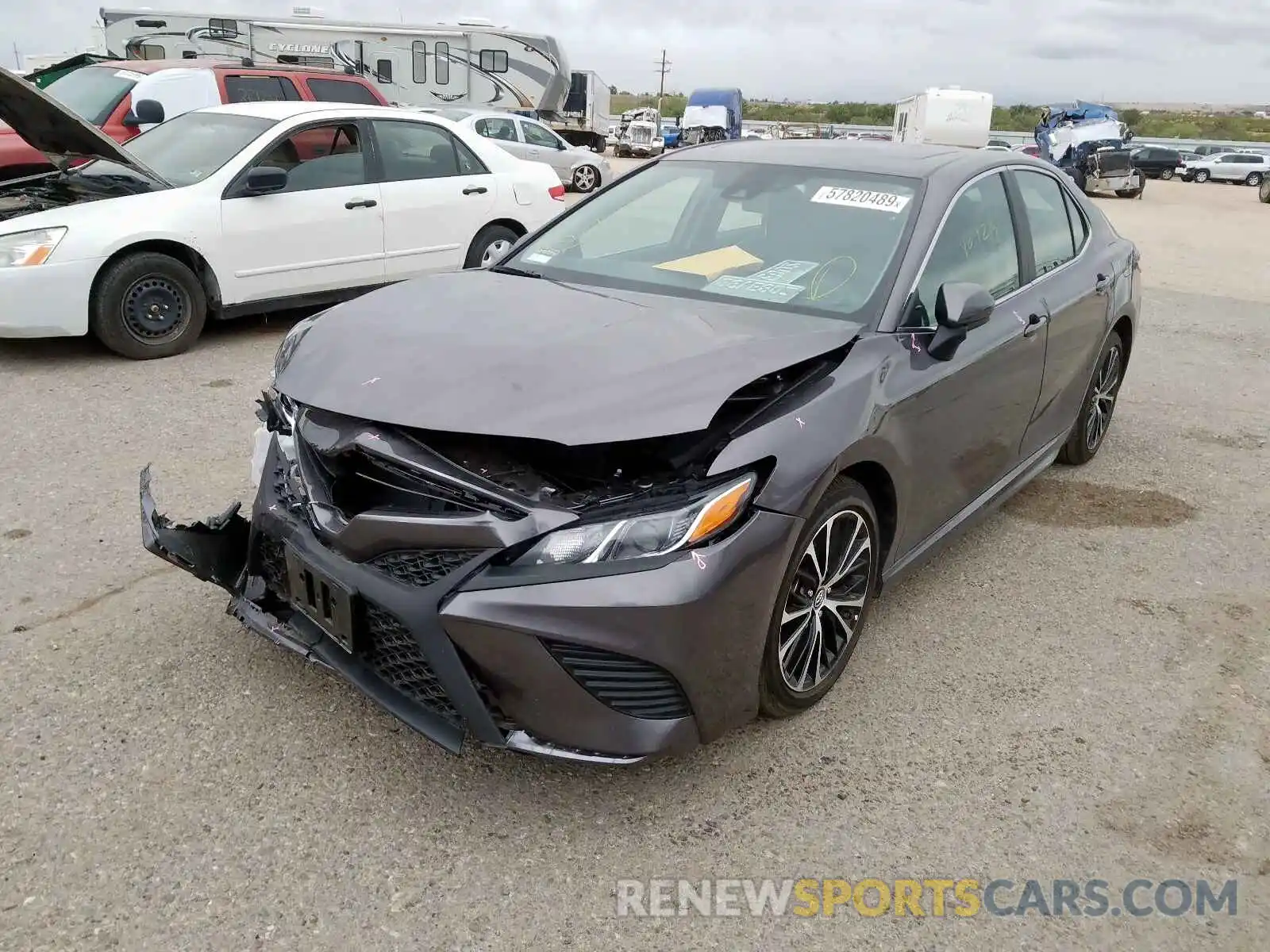 2 Photograph of a damaged car 4T1B11HK5KU196137 TOYOTA CAMRY 2019