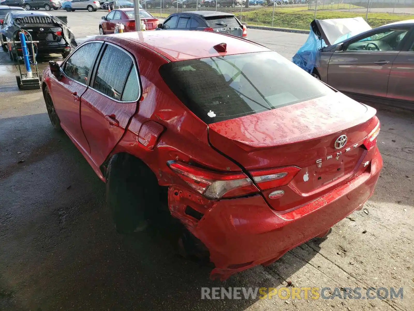 3 Photograph of a damaged car 4T1B11HK5KU196705 TOYOTA CAMRY 2019