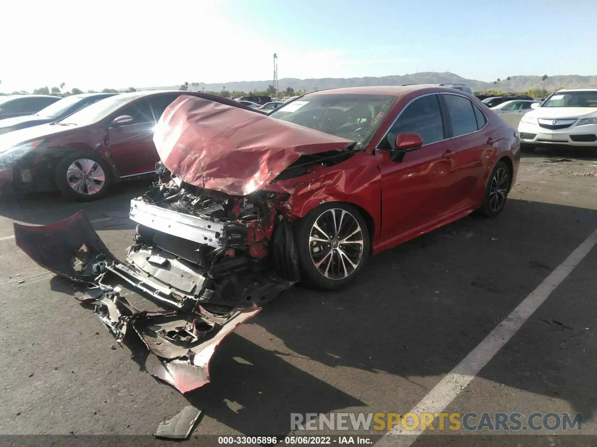 2 Photograph of a damaged car 4T1B11HK5KU197305 TOYOTA CAMRY 2019