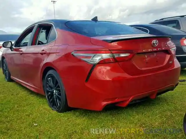 3 Photograph of a damaged car 4T1B11HK5KU199992 TOYOTA CAMRY 2019