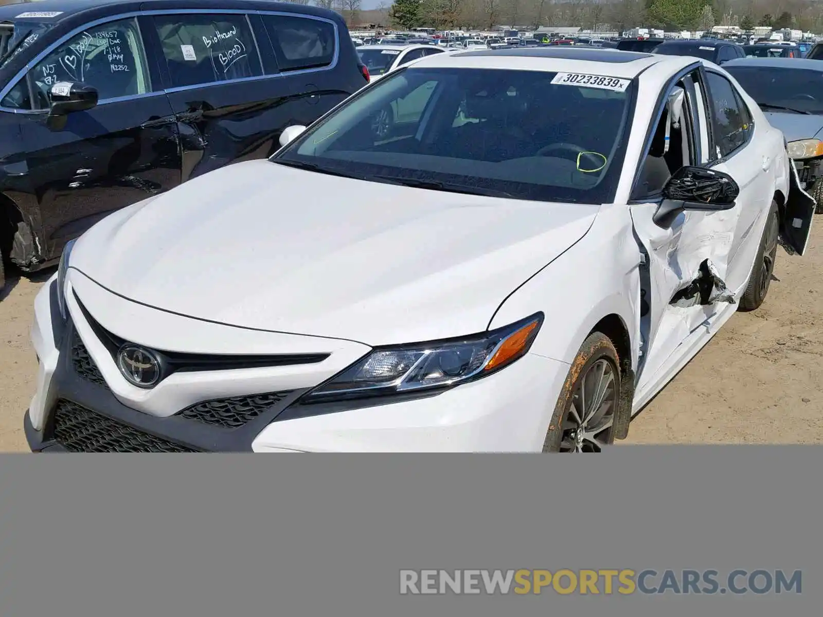 2 Photograph of a damaged car 4T1B11HK5KU201336 TOYOTA CAMRY 2019