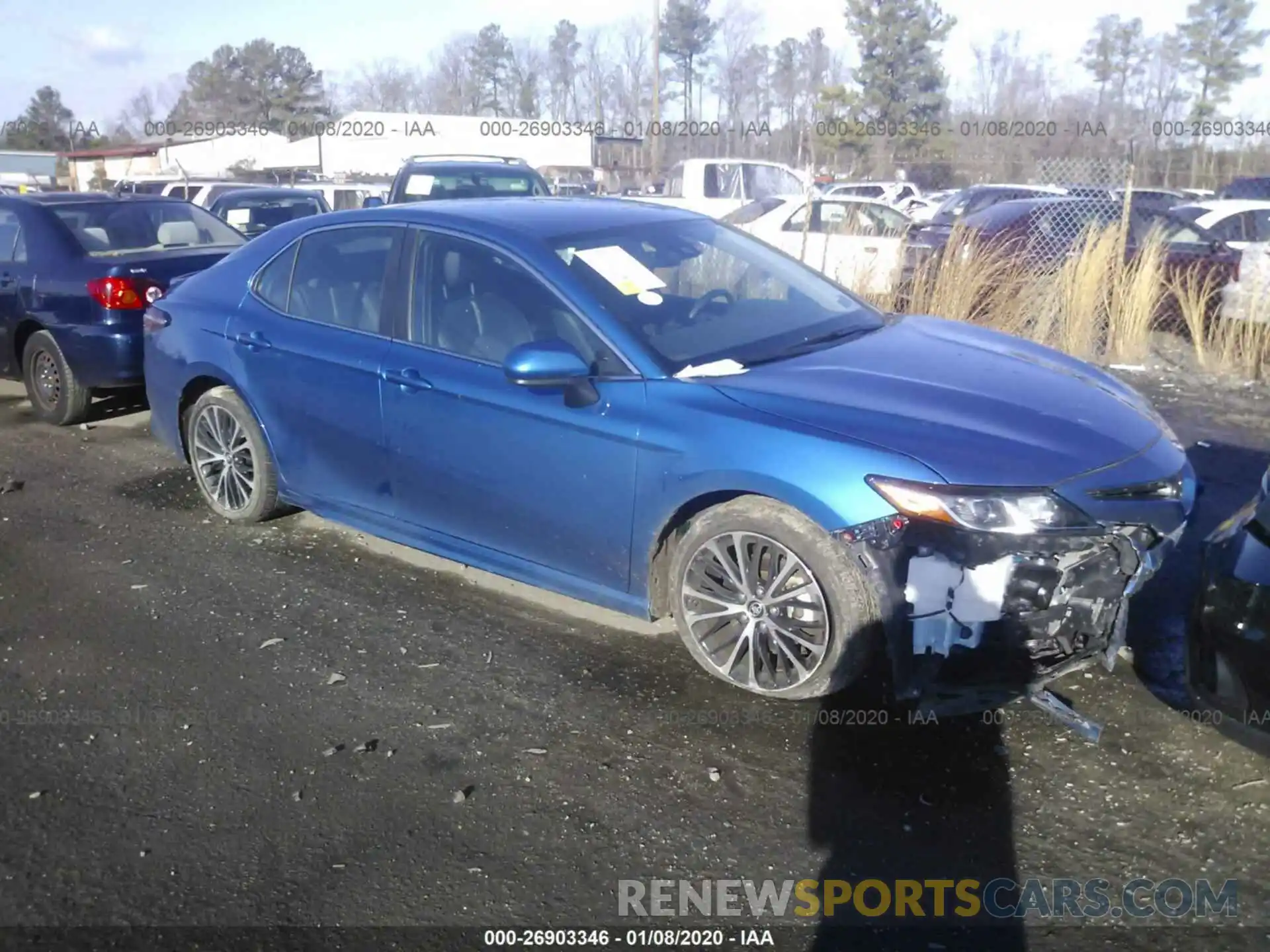 1 Photograph of a damaged car 4T1B11HK5KU202437 TOYOTA CAMRY 2019