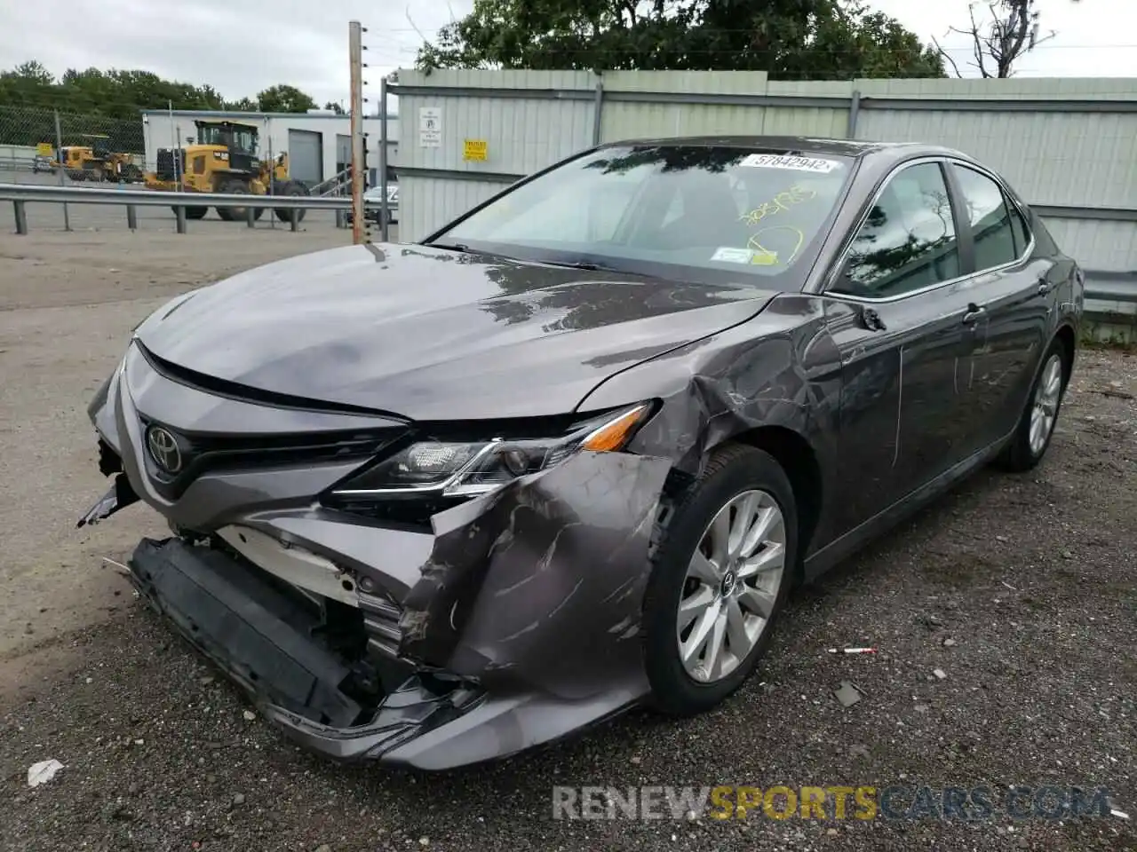 2 Photograph of a damaged car 4T1B11HK5KU203183 TOYOTA CAMRY 2019