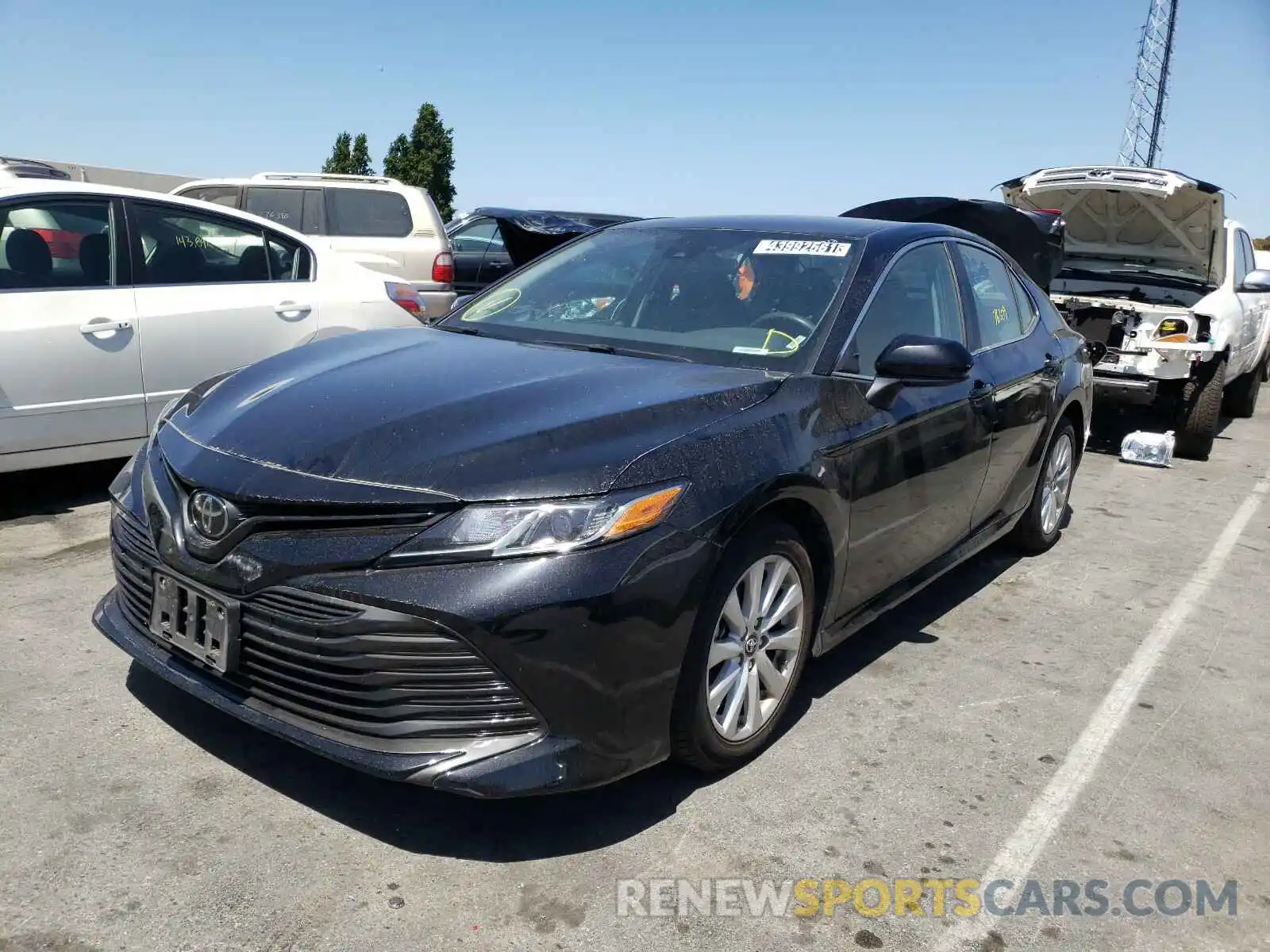 2 Photograph of a damaged car 4T1B11HK5KU205256 TOYOTA CAMRY 2019