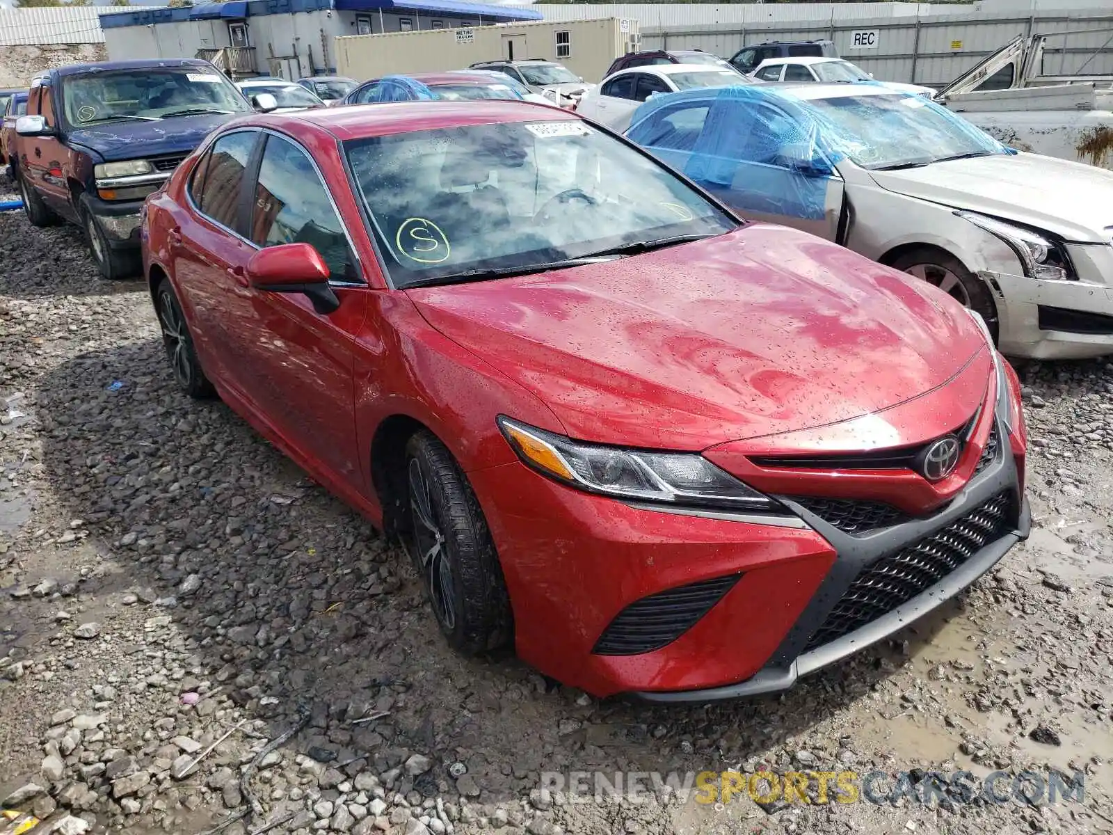 1 Photograph of a damaged car 4T1B11HK5KU205760 TOYOTA CAMRY 2019