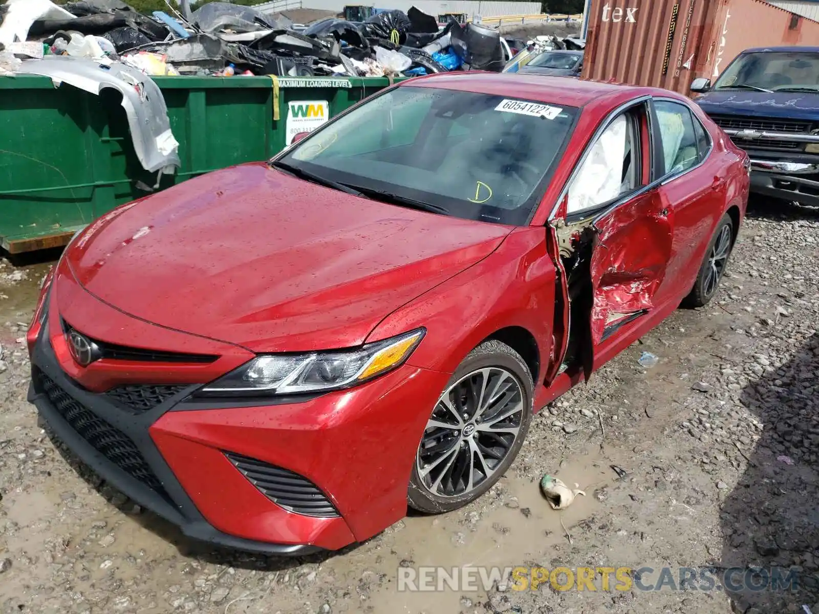 2 Photograph of a damaged car 4T1B11HK5KU205760 TOYOTA CAMRY 2019