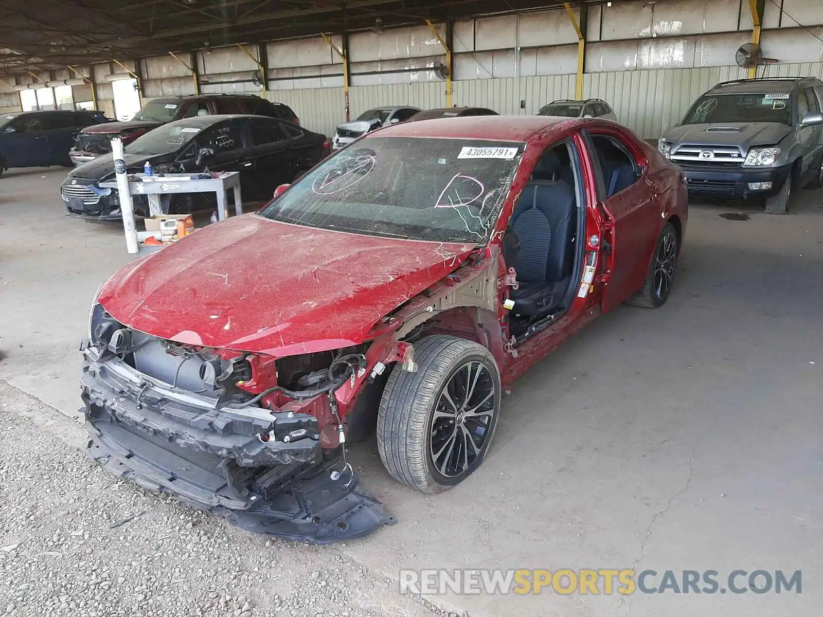 2 Photograph of a damaged car 4T1B11HK5KU210490 TOYOTA CAMRY 2019